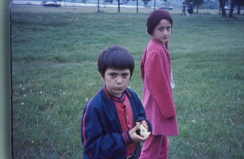 visnja and rob my brother and me in 1972