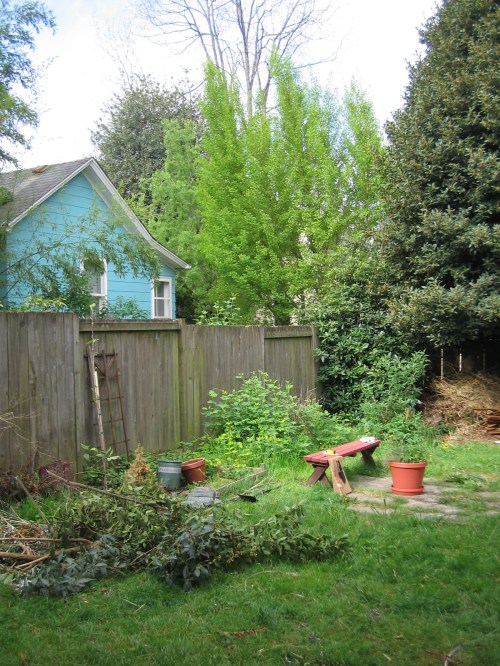 here is the old yard