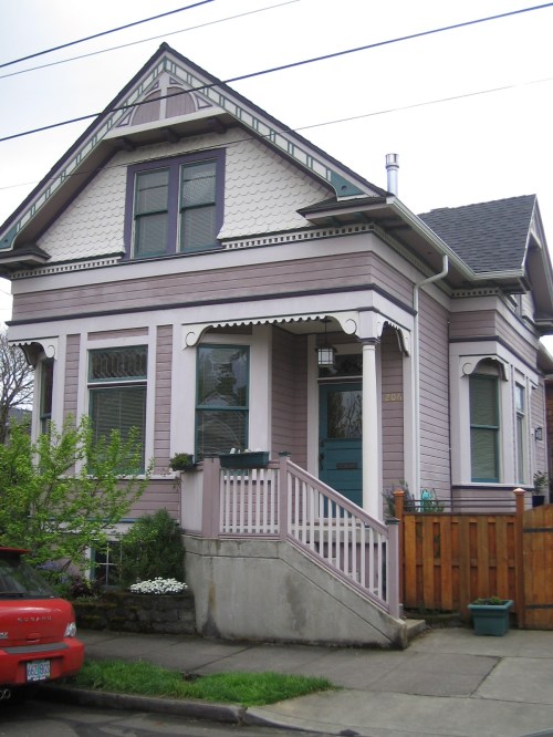 purple house